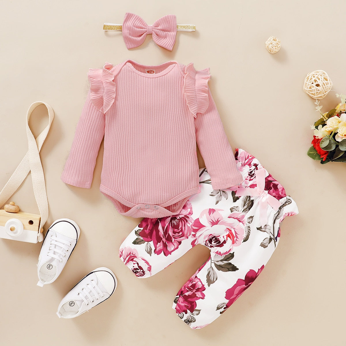 3Pcs Toddler Outfit Set