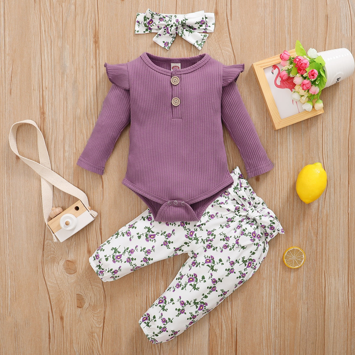 3Pcs Toddler Outfit Set