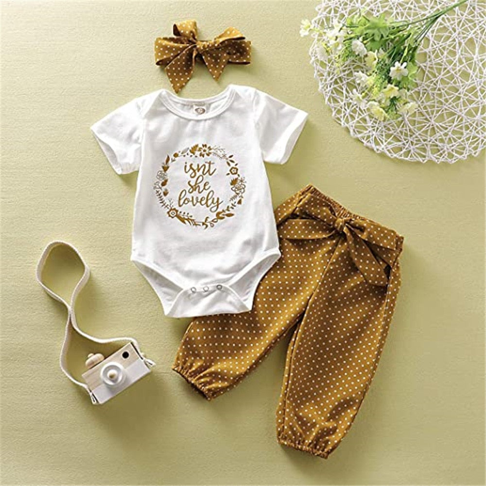 3Pcs Toddler Outfit Set