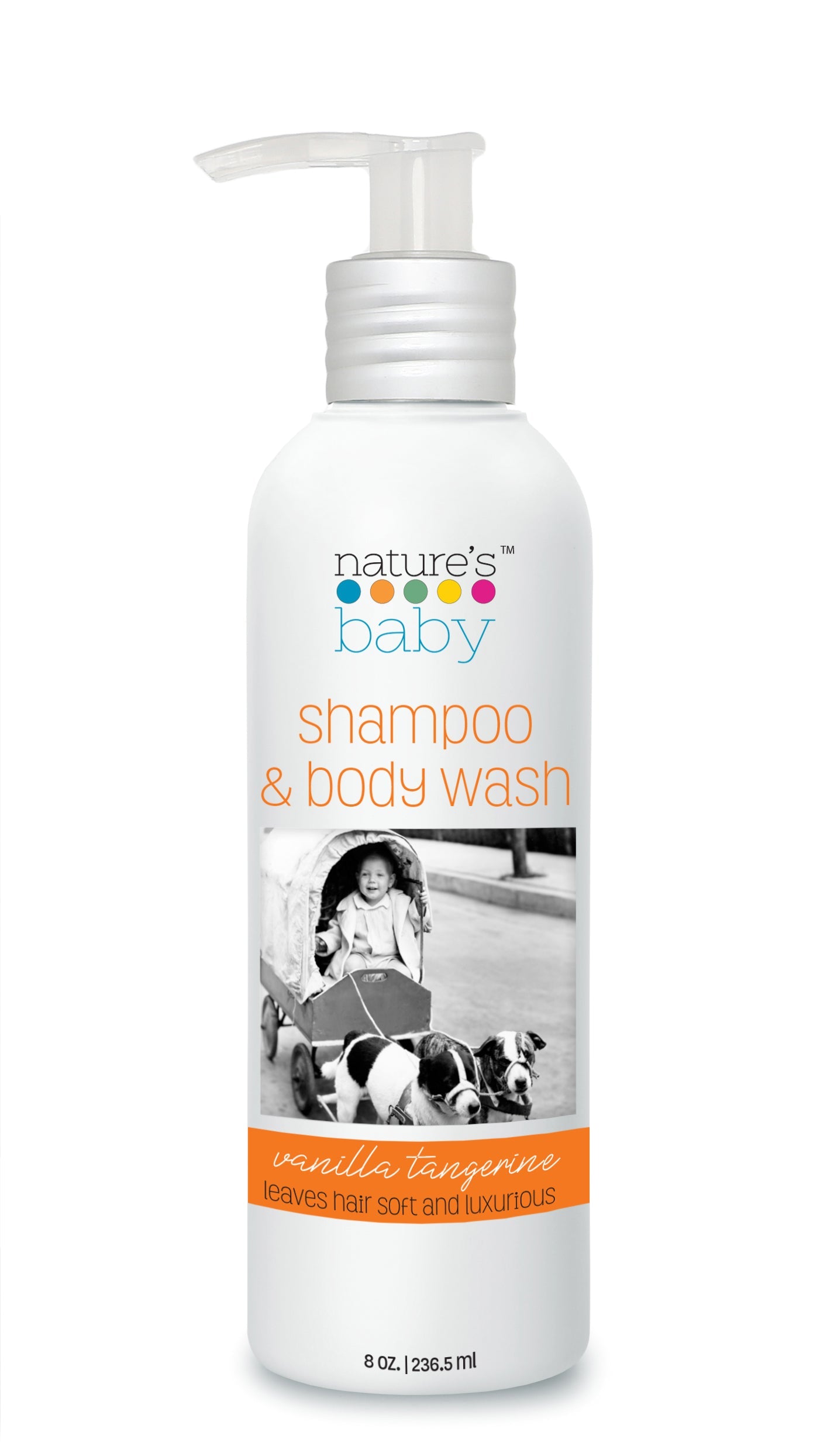 Shampoo & Body Wash Vanilla Tangerine 8 oz