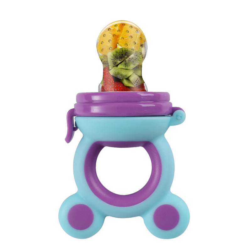 Silicone baby fruit and vegetable feeder