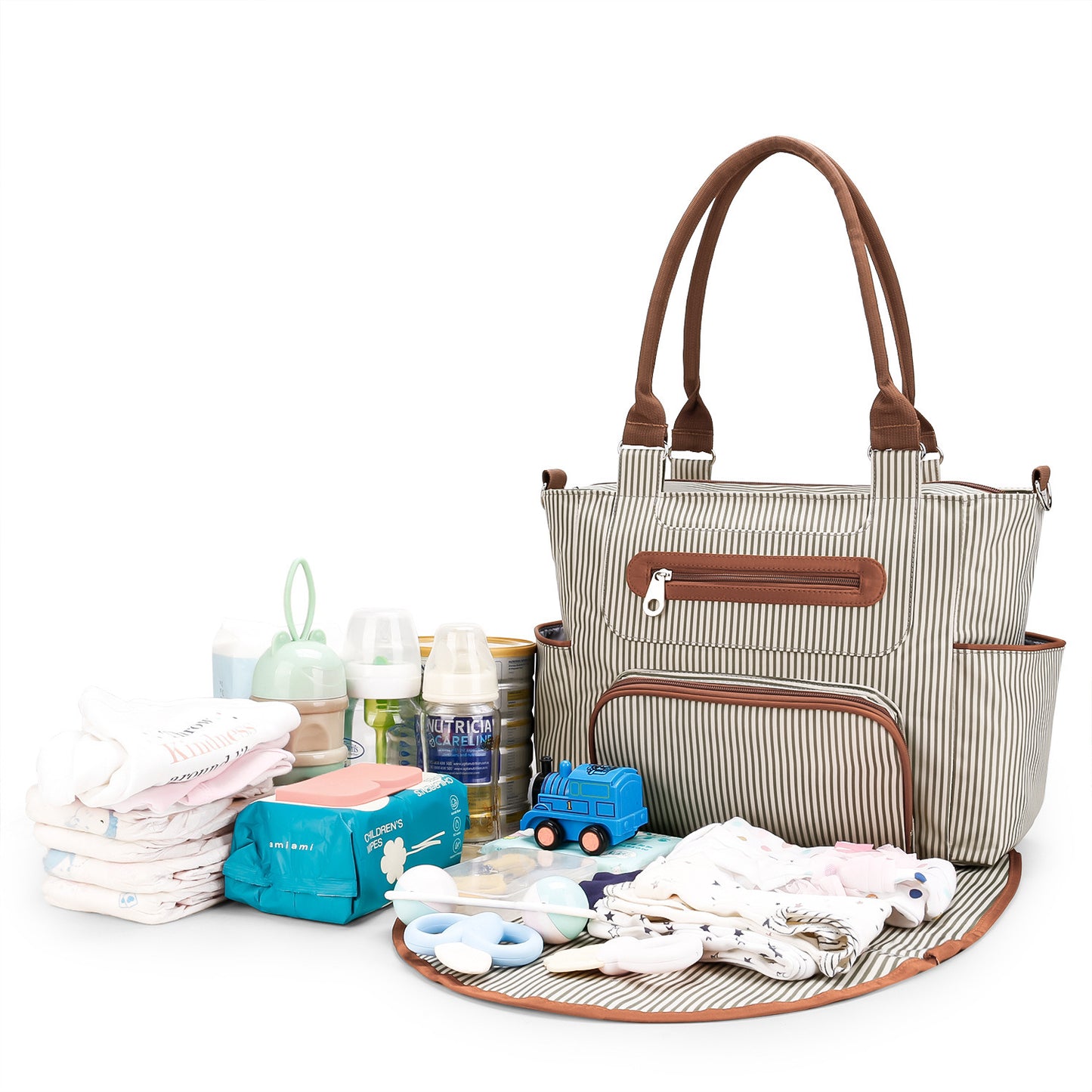 multifunctional large capacity baby diaper bag