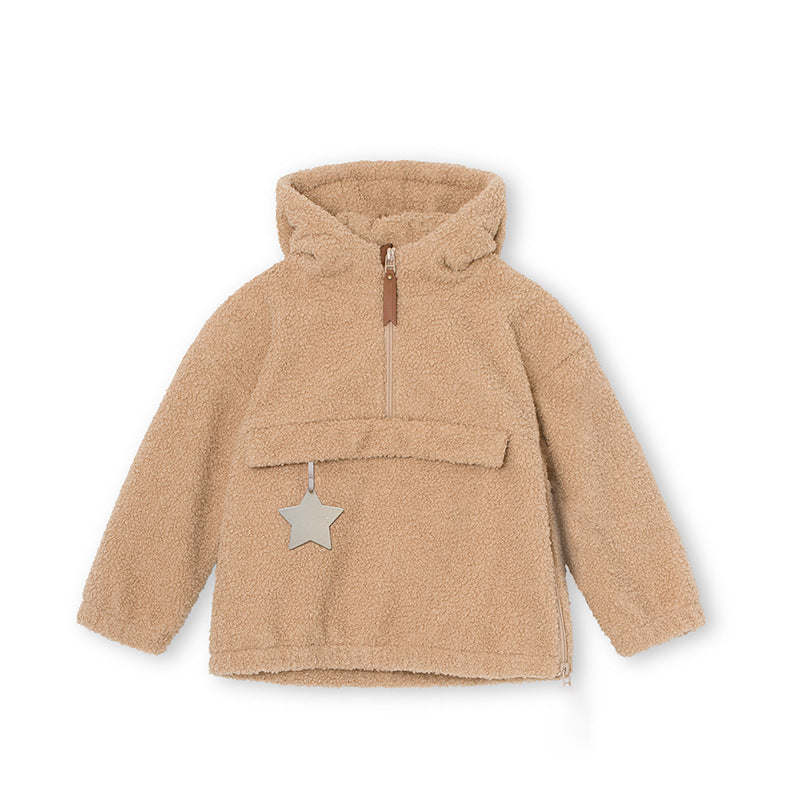 Kids Teddy Pattern Winter Hoodie