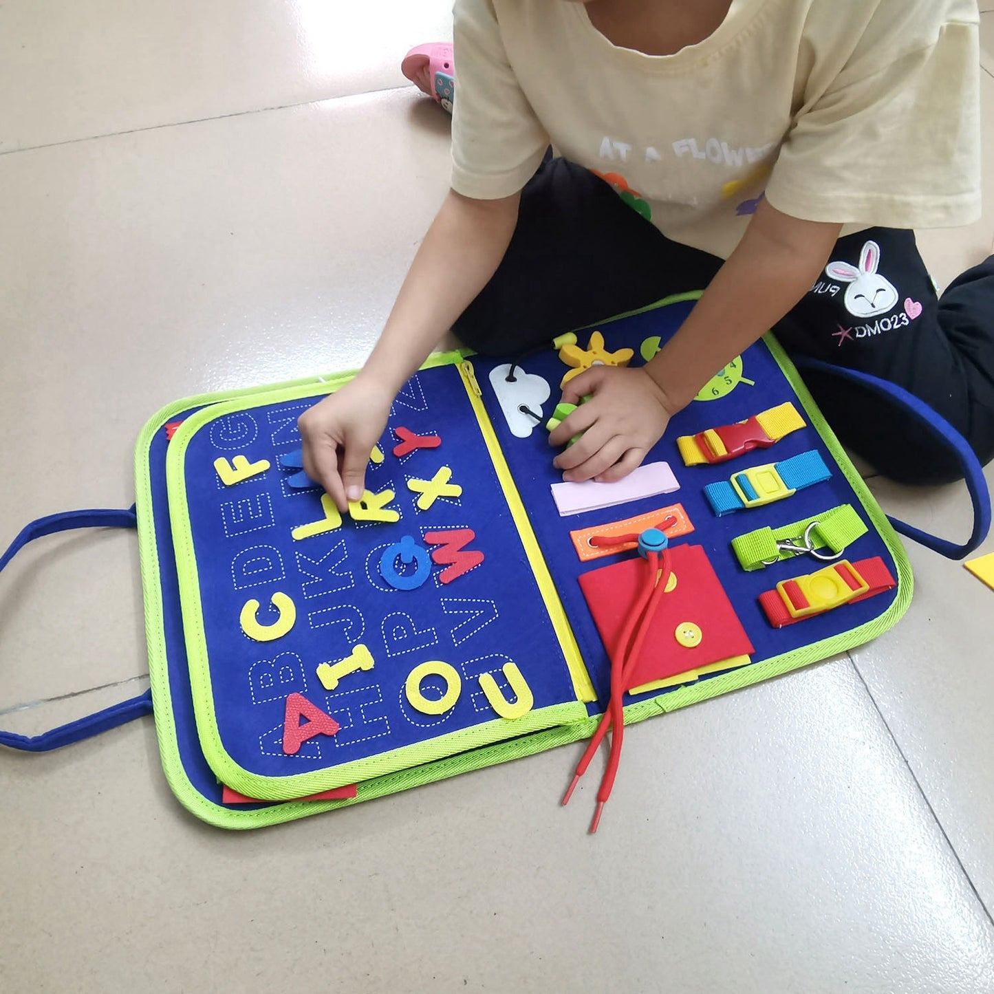 Montessori Sensory Activity Busy Board