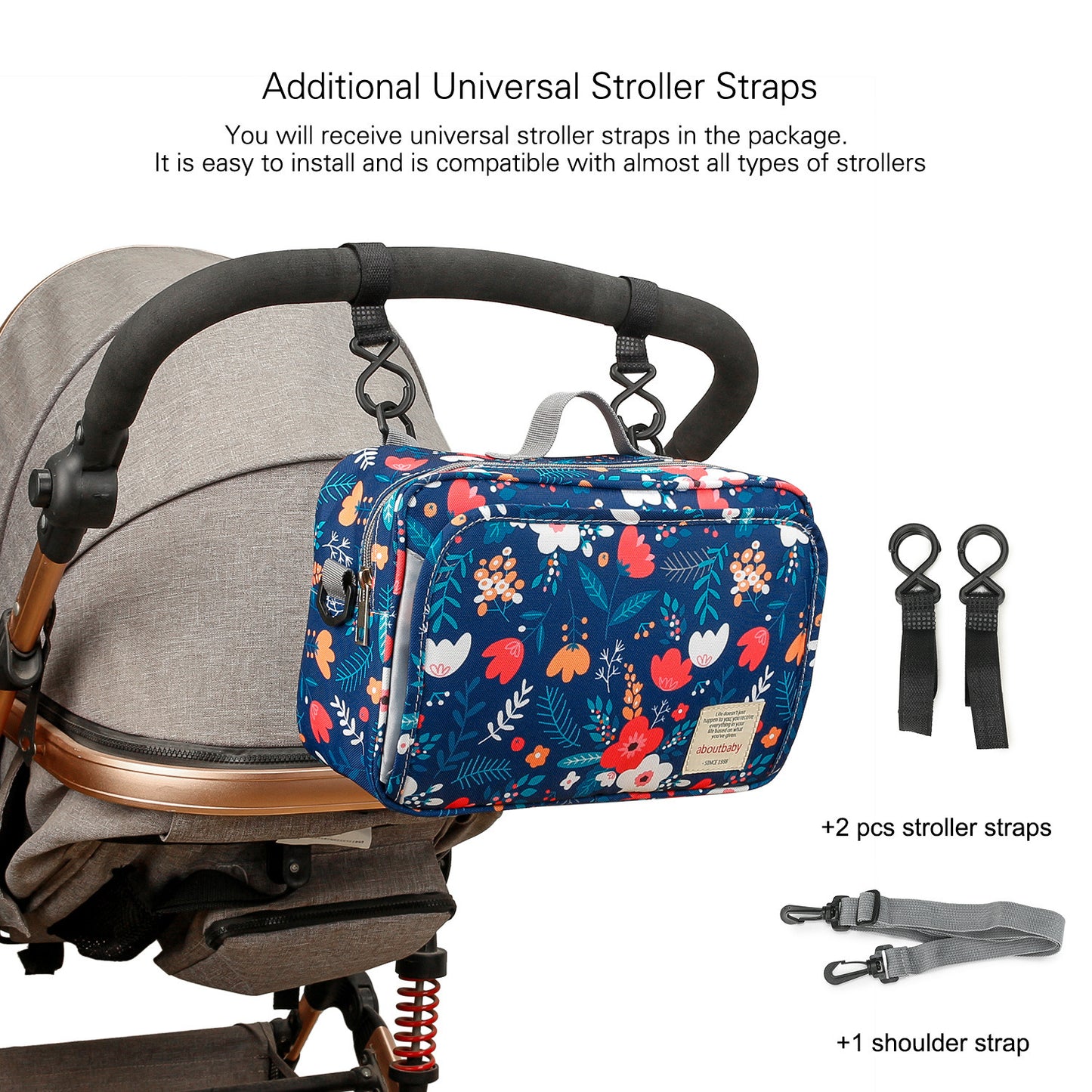 hanging Waterproof baby stroller storage bag