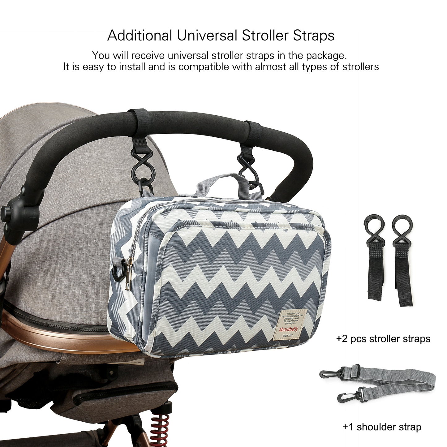 hanging Waterproof baby stroller storage bag