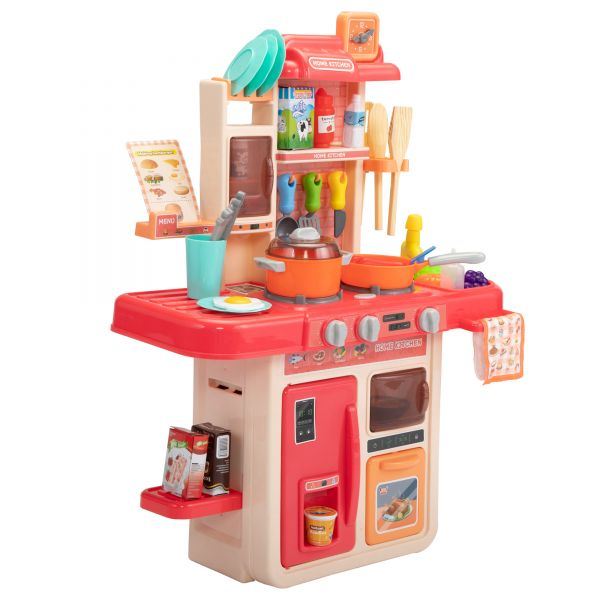 Kids Kitchen Playset Toy - (Pink XH)