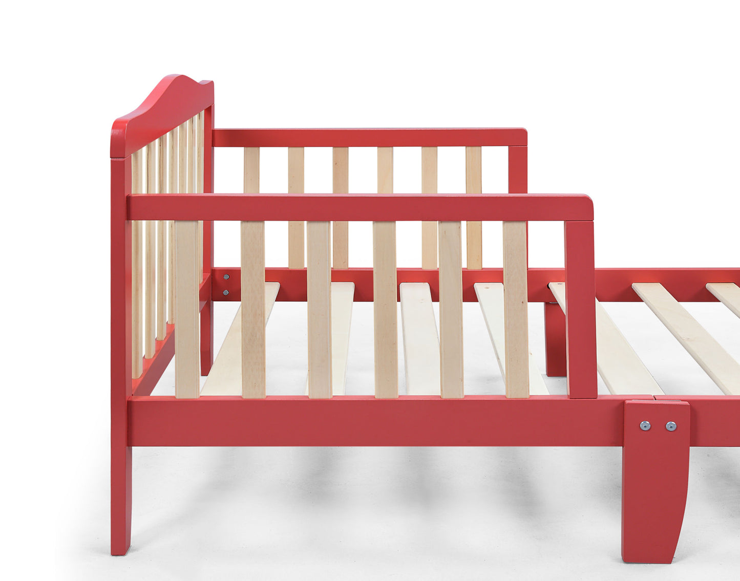 Twain Toddler Bed (Coral/Natural)