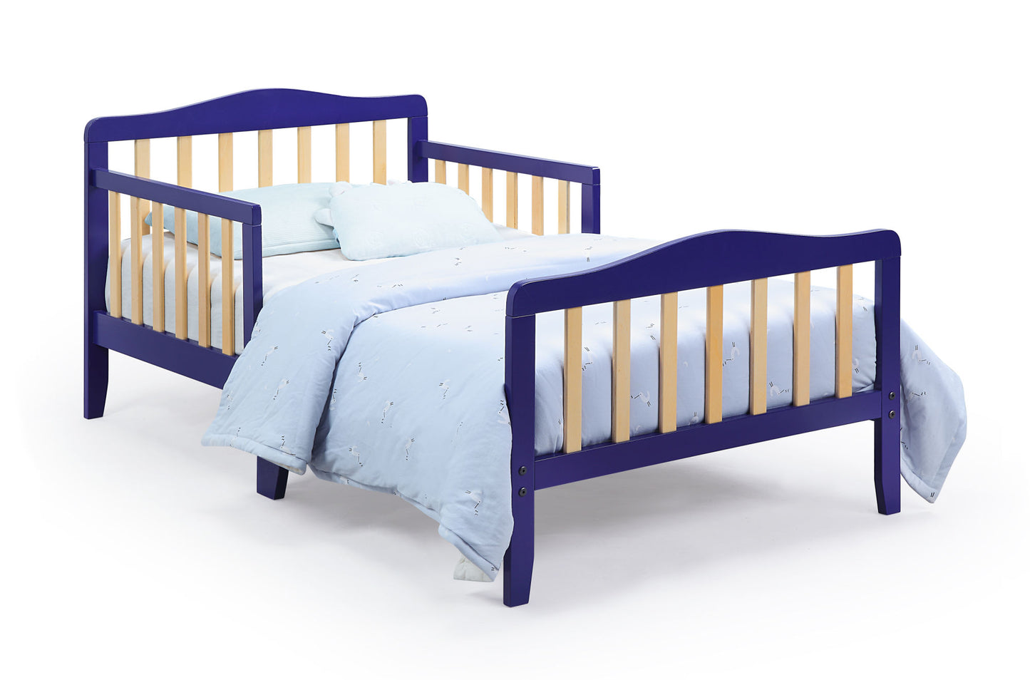 Twain Toddler Bed (Blue/Natural)