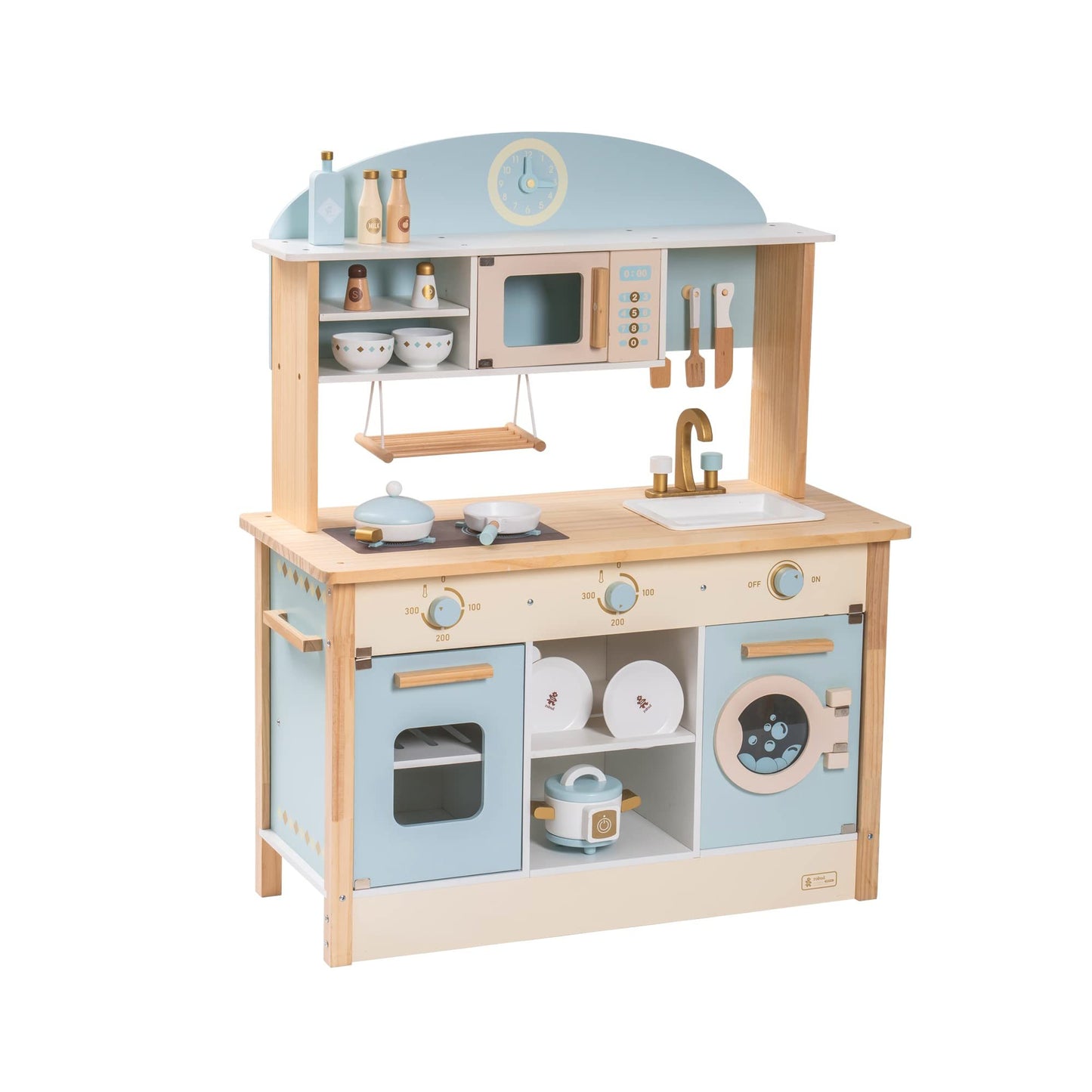 Robud Pretend Play Wooden Kitchen Set