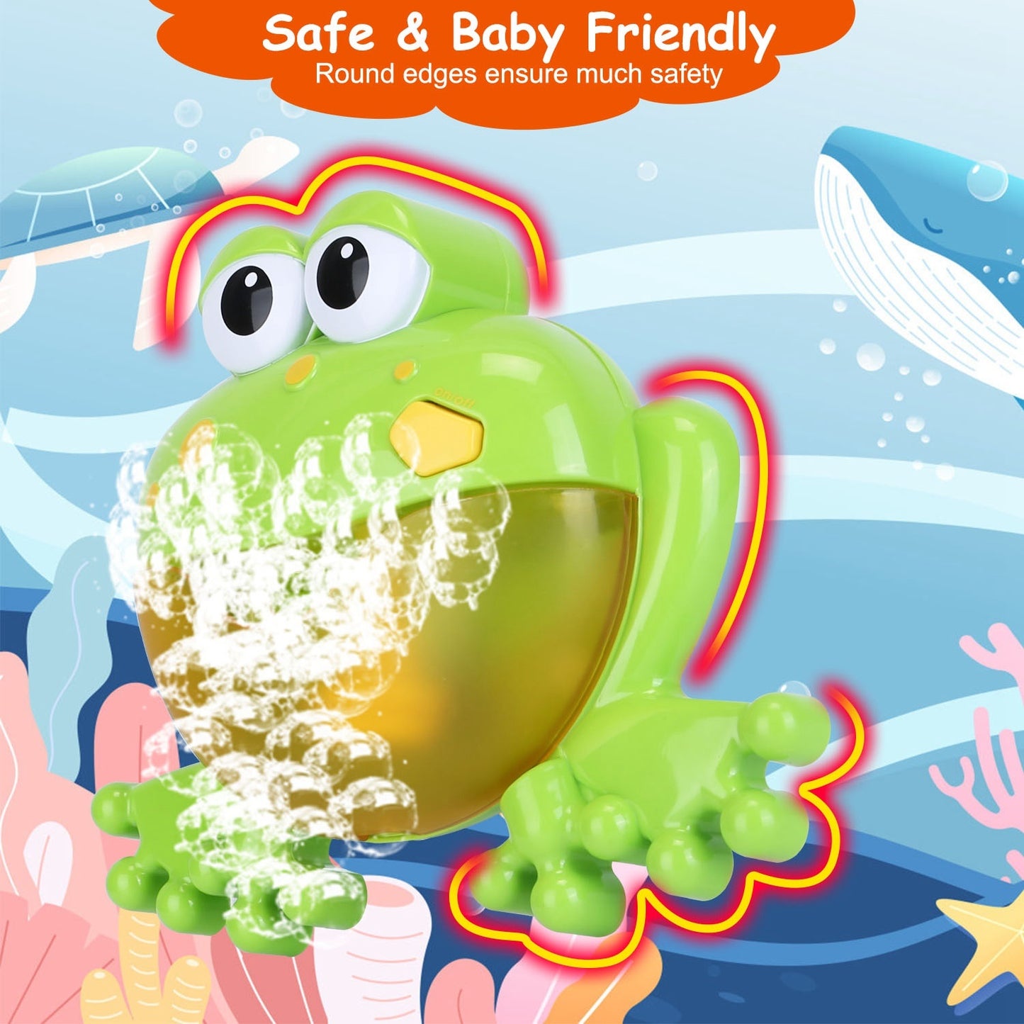 Frog Musical Bubble Bath Maker