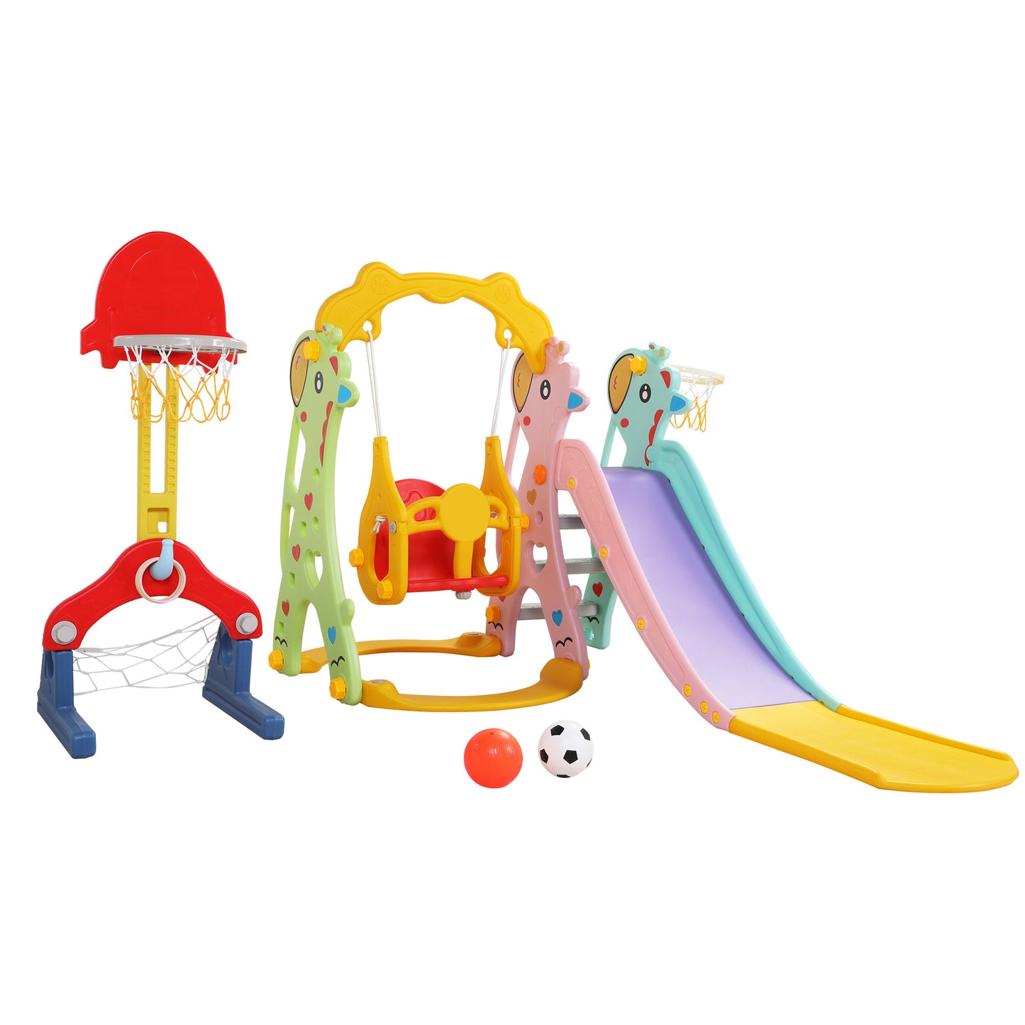 5 in 1 Slide and Swing Playing Set