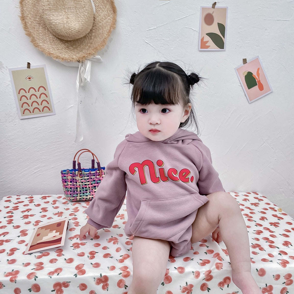 Solid Color Thickened Cotton Onesies