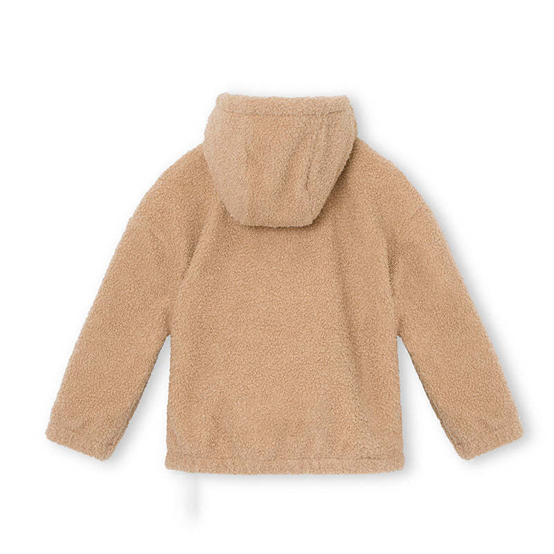 Kids Teddy Pattern Winter Hoodie