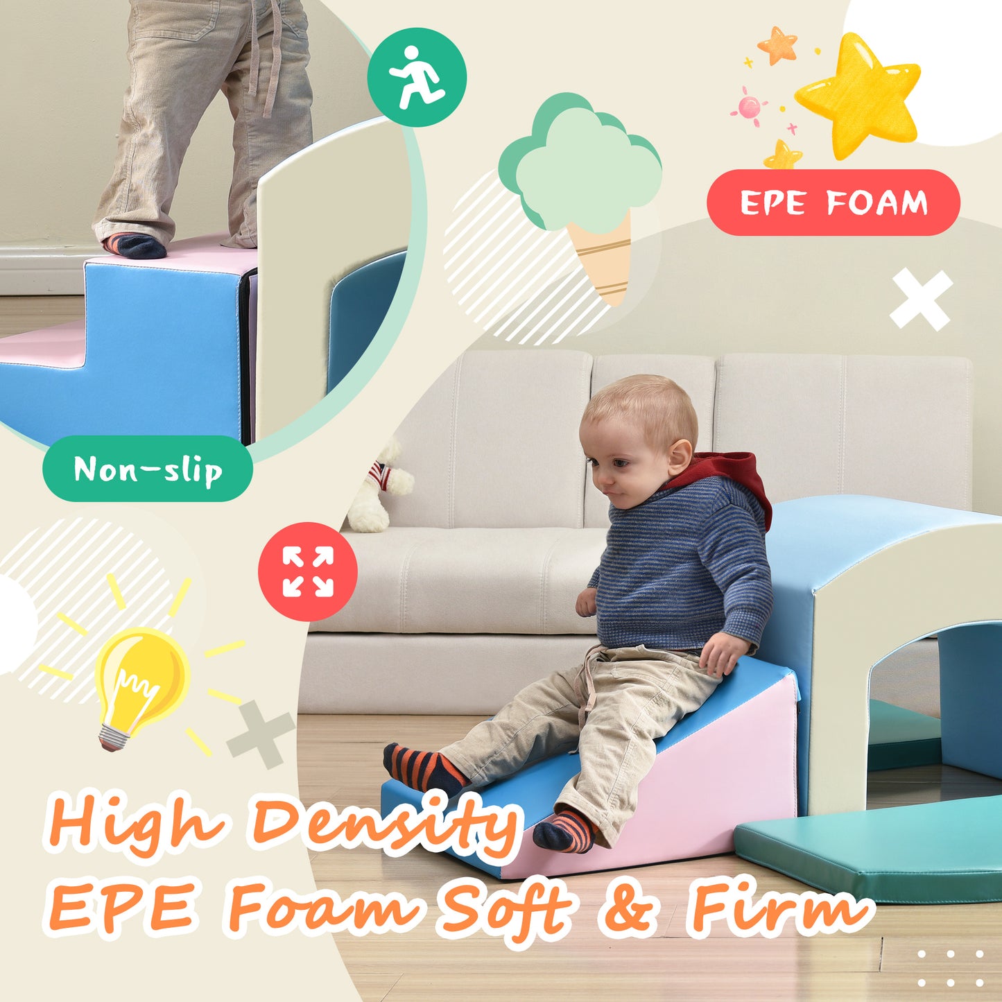 Safe Soft Foam Playset