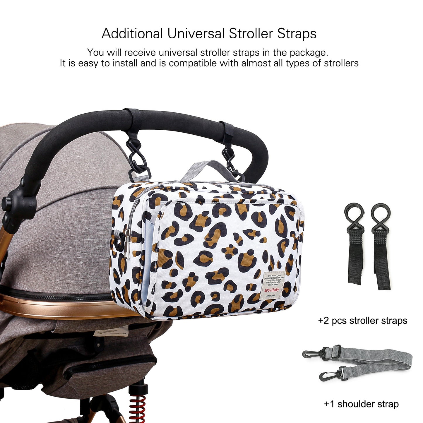 hanging Waterproof baby stroller storage bag