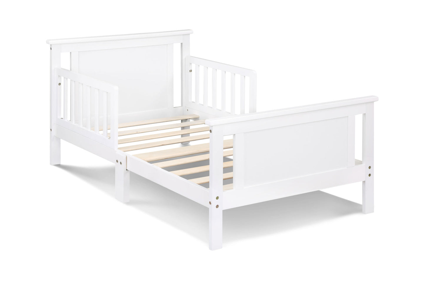 Connelly Reversible Panel Toddler Bed (White/Rockport Gray)