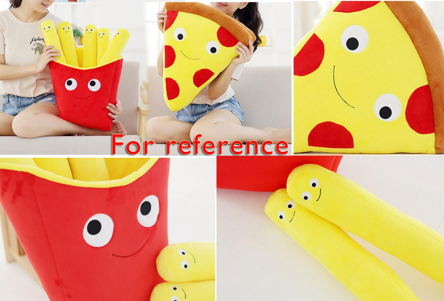 Soft Pizza Pillow Plush Toy