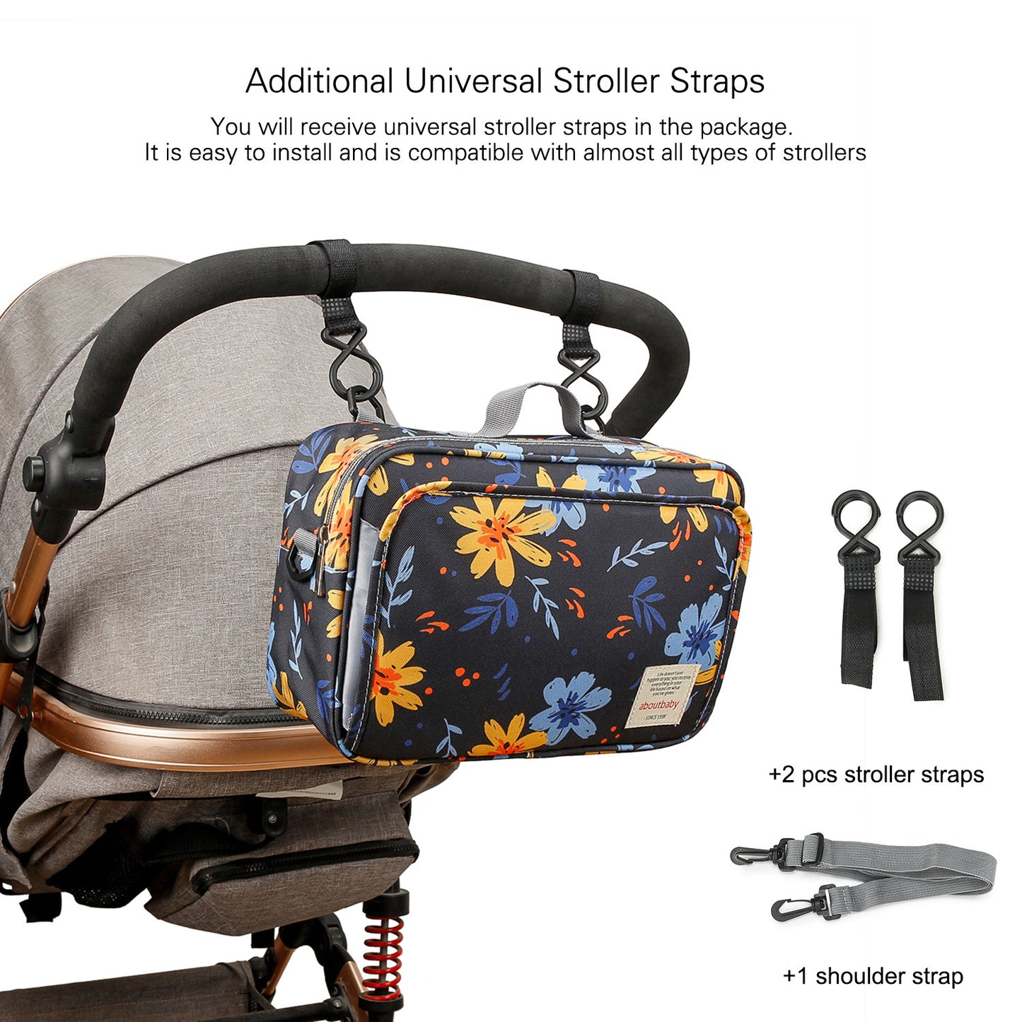 hanging Waterproof baby stroller storage bag