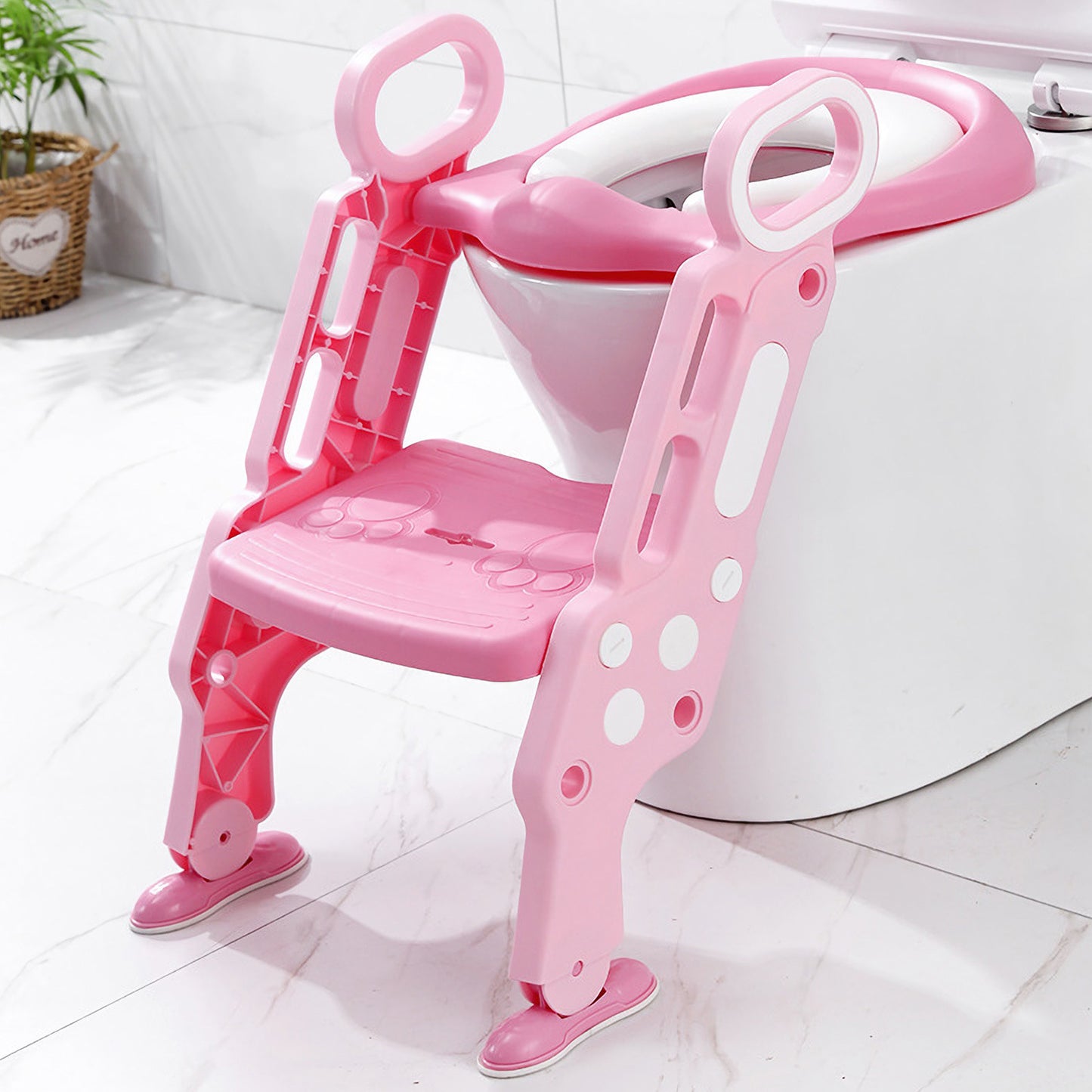 Potty Training Toilet Seat with Steps Stool Ladder