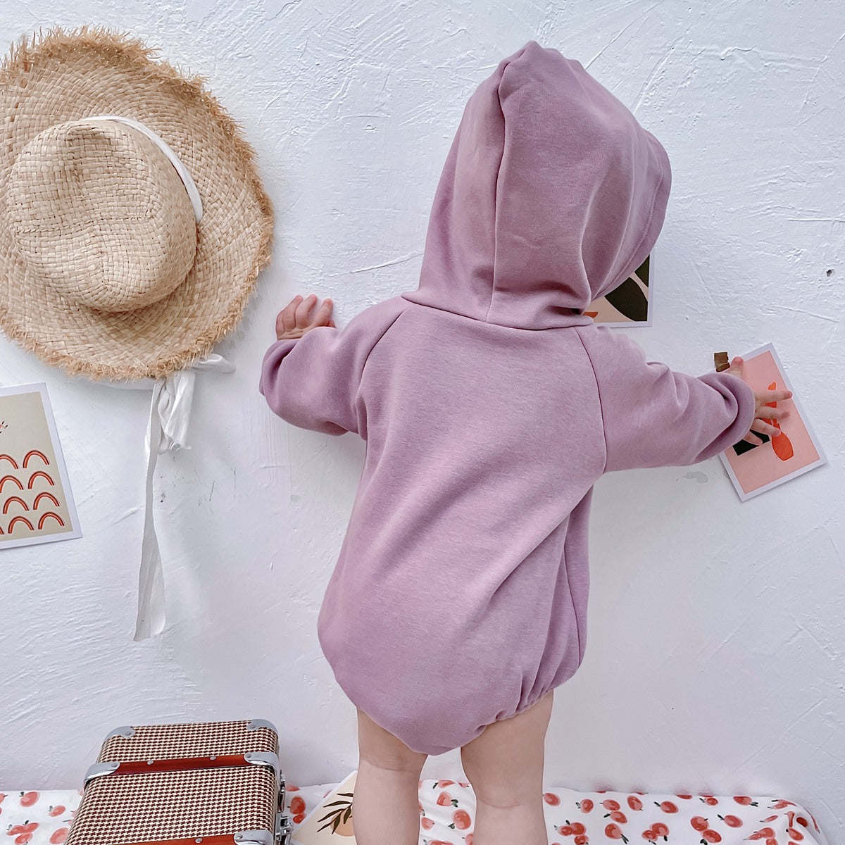 Solid Color Thickened Cotton Onesies