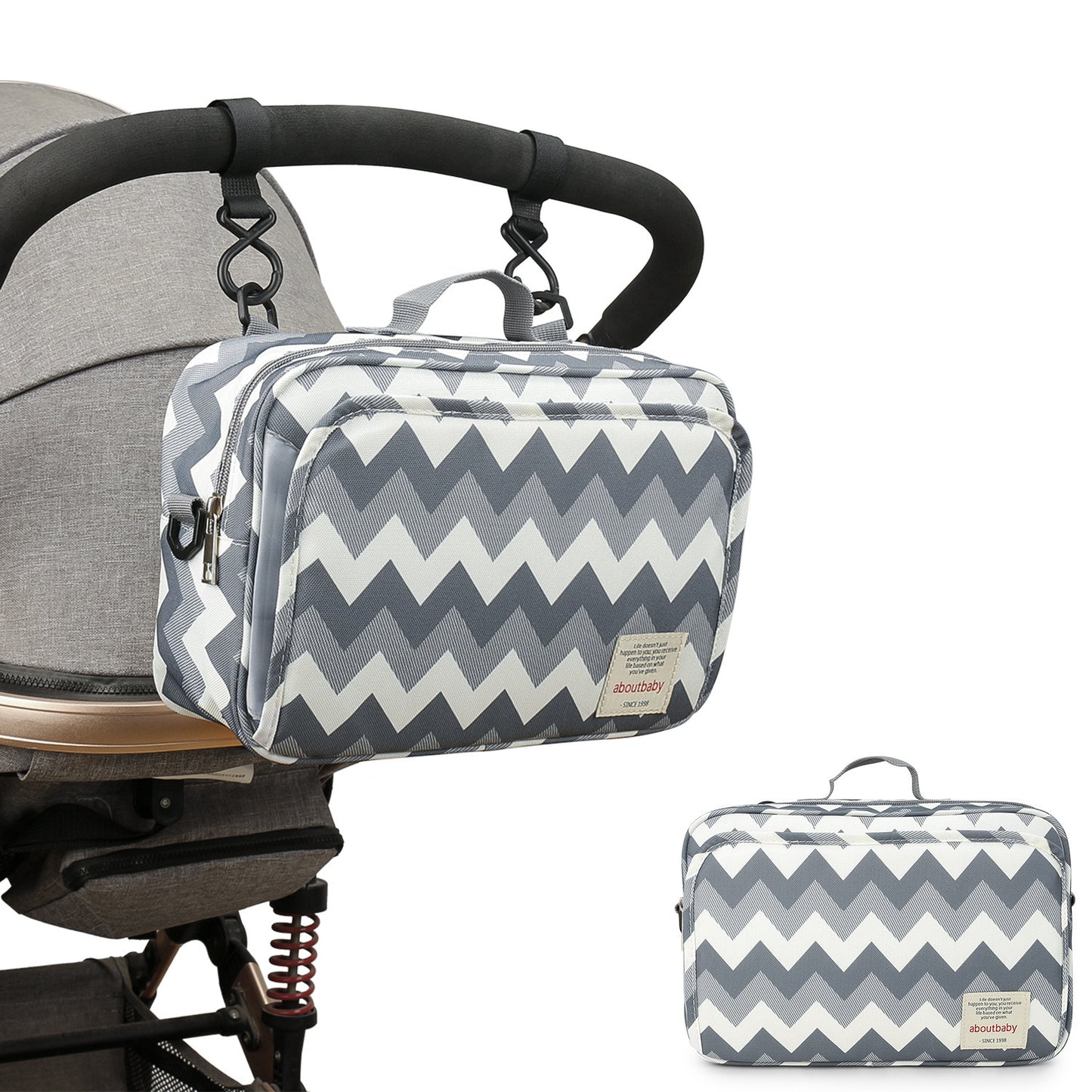 hanging Waterproof baby stroller storage bag