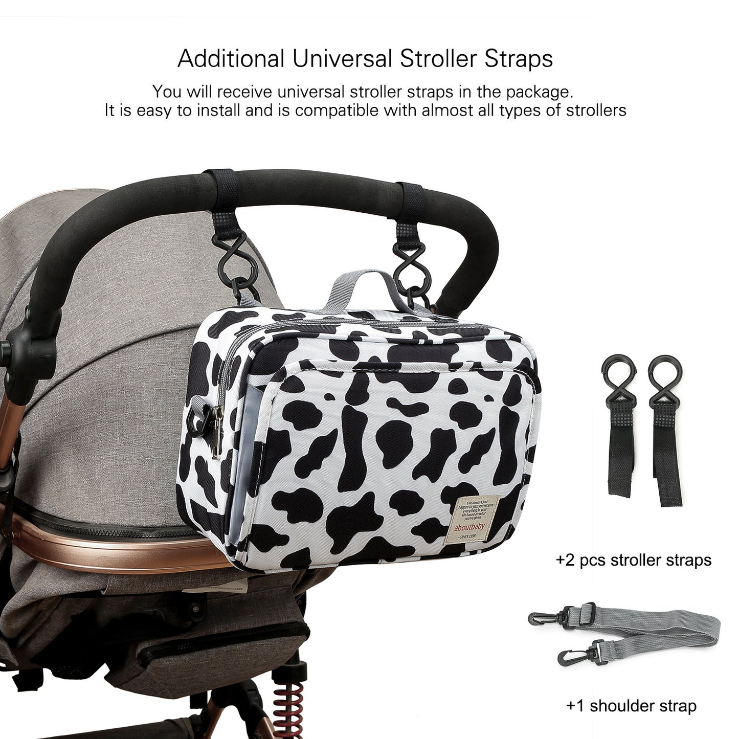 hanging Waterproof baby stroller storage bag