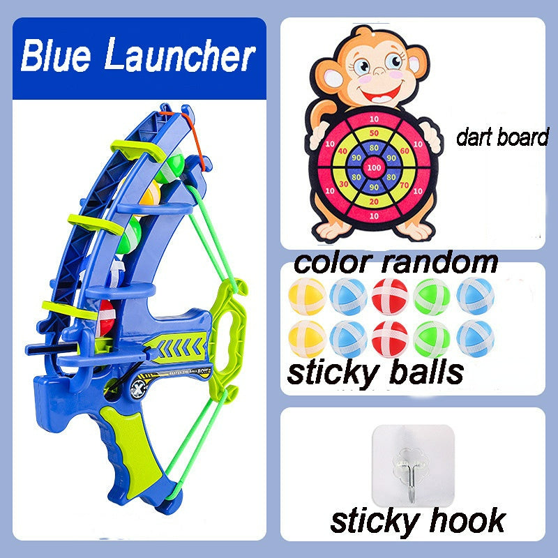 Montessori Throw Sport Slingshot Target Sticky Ball (12 balls) Dartboard