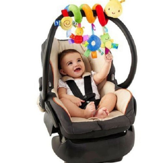 Plush Spiral Activity Hanging Bassinet Toy