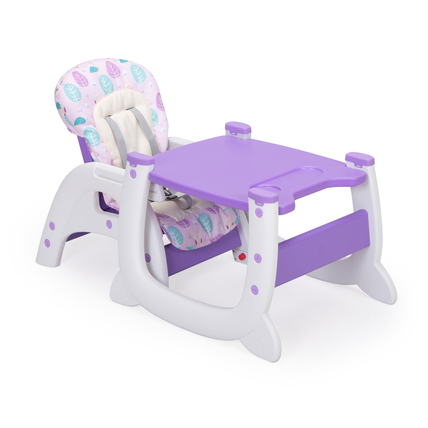 Multipurpose Adjustable Highchair, w/ Feeding Tray and 5-Point Safety Buckle XH