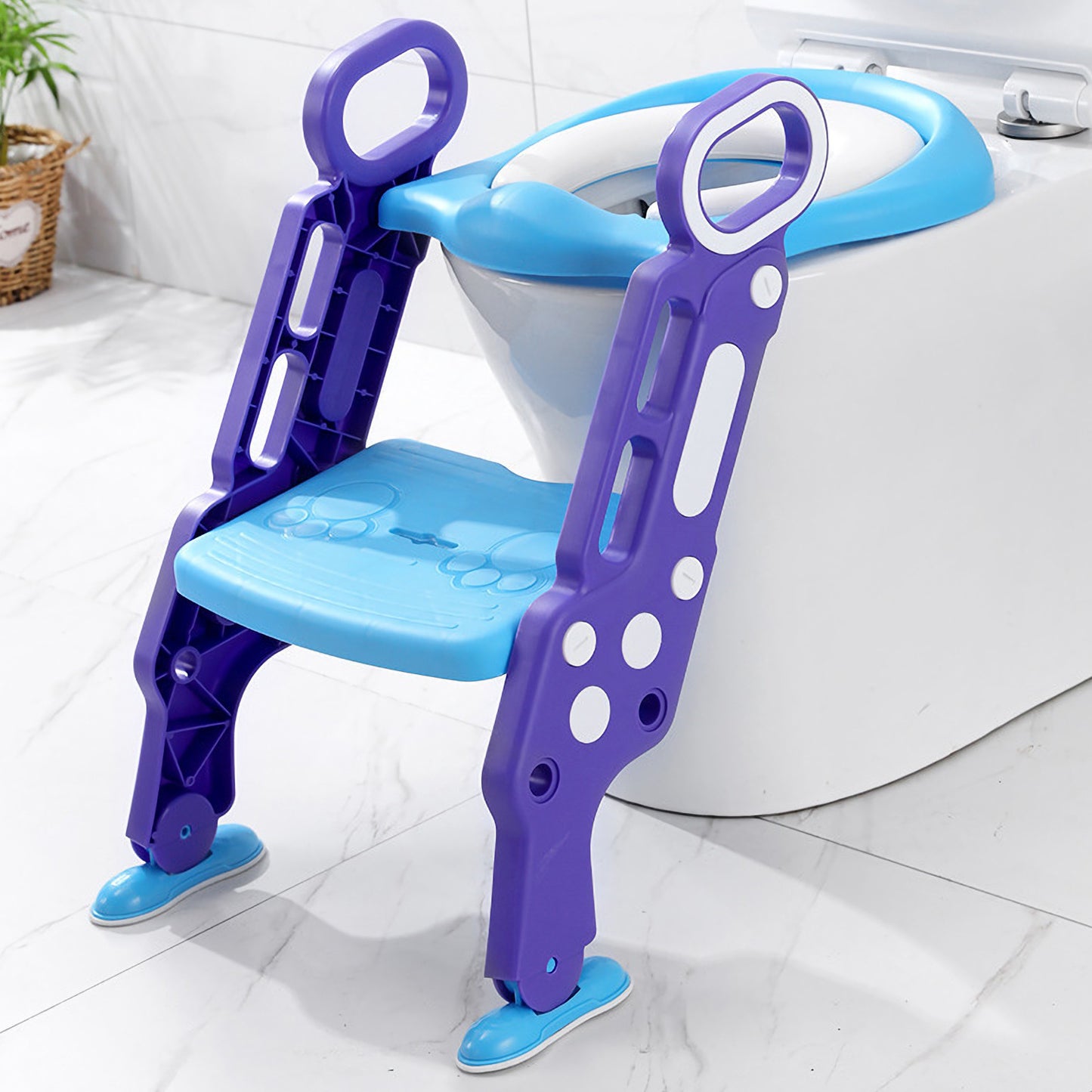 Potty Training Toilet Seat with Steps Stool Ladder