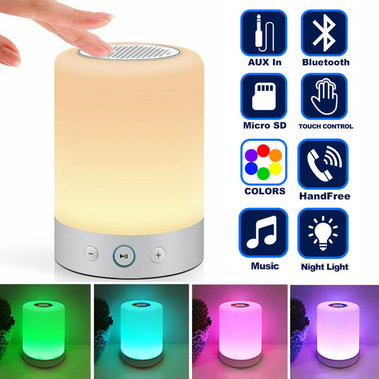 Wireless Color Changing Bluetooth Speaker Night Light