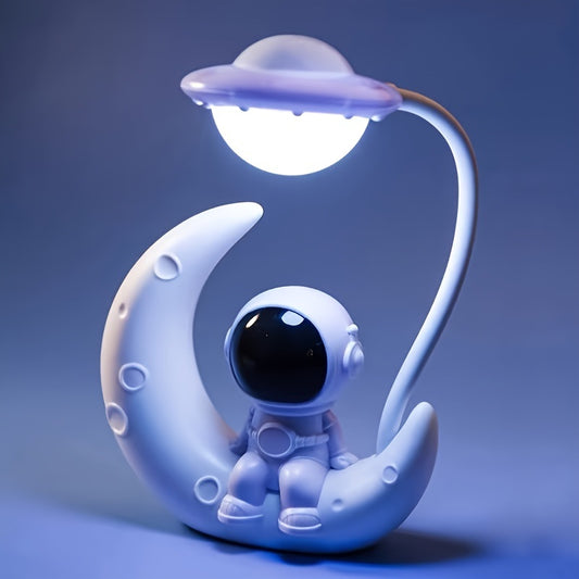 Children's Creative Spaceman Small Table Lamp