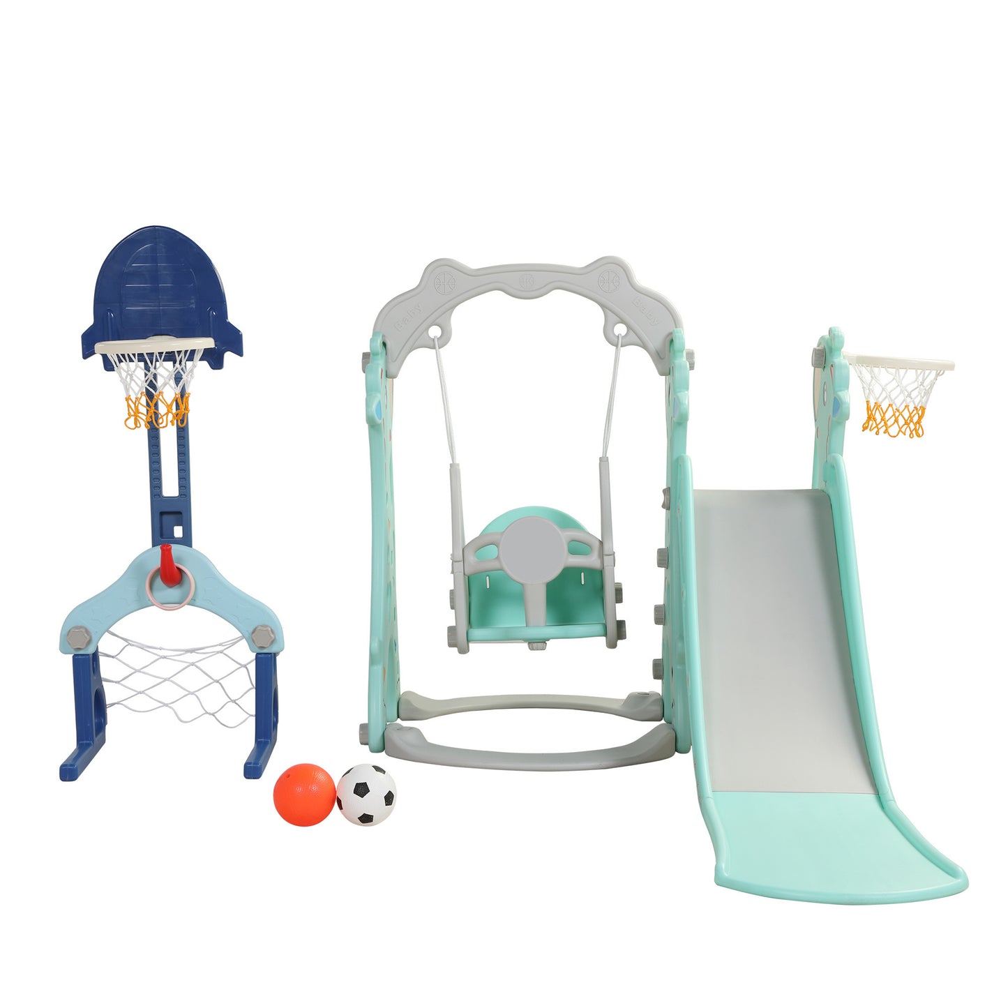 5 in 1 Slide and Swing Playing Set