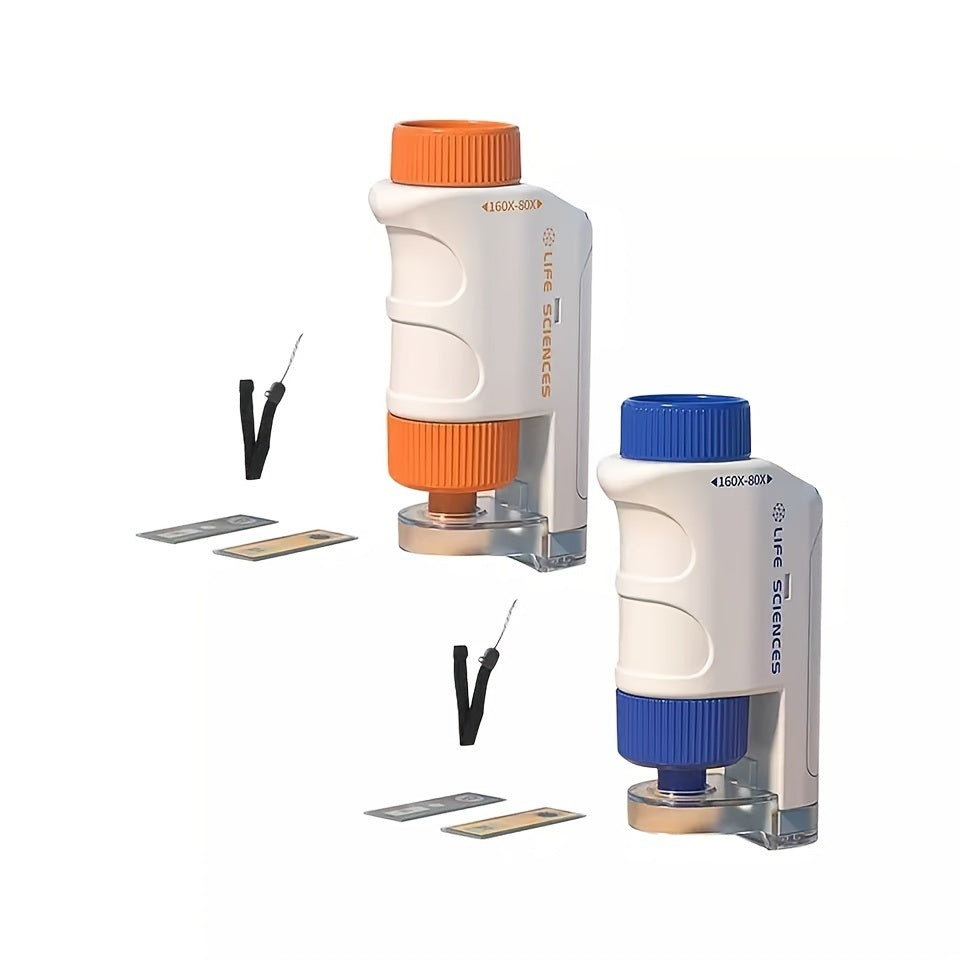 Handheld Microscope Set With LED Light 60X-120X