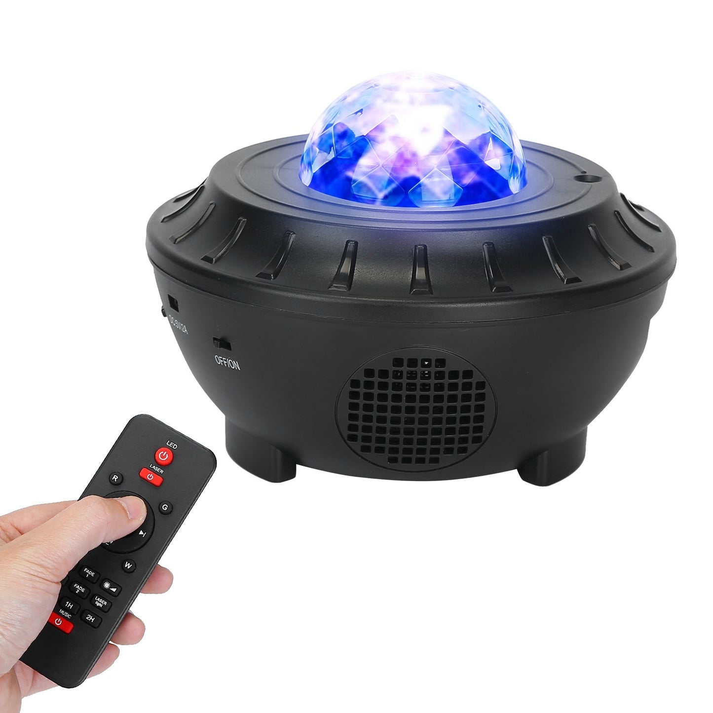 RGBW Wireless Music Star Projector Lamp