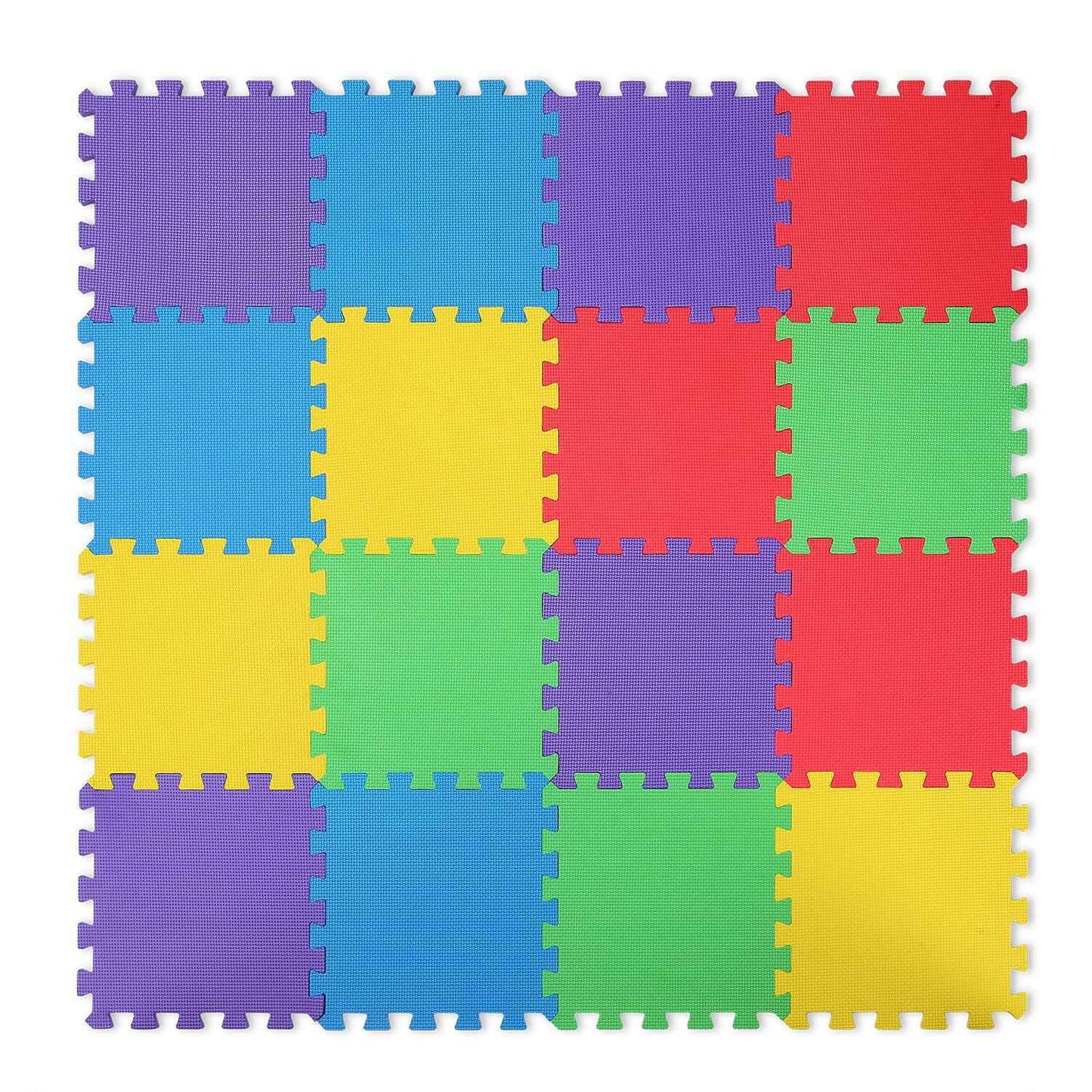 16Pcs Kids Puzzle Interlocking Non-Toxic Exercise Play Mat