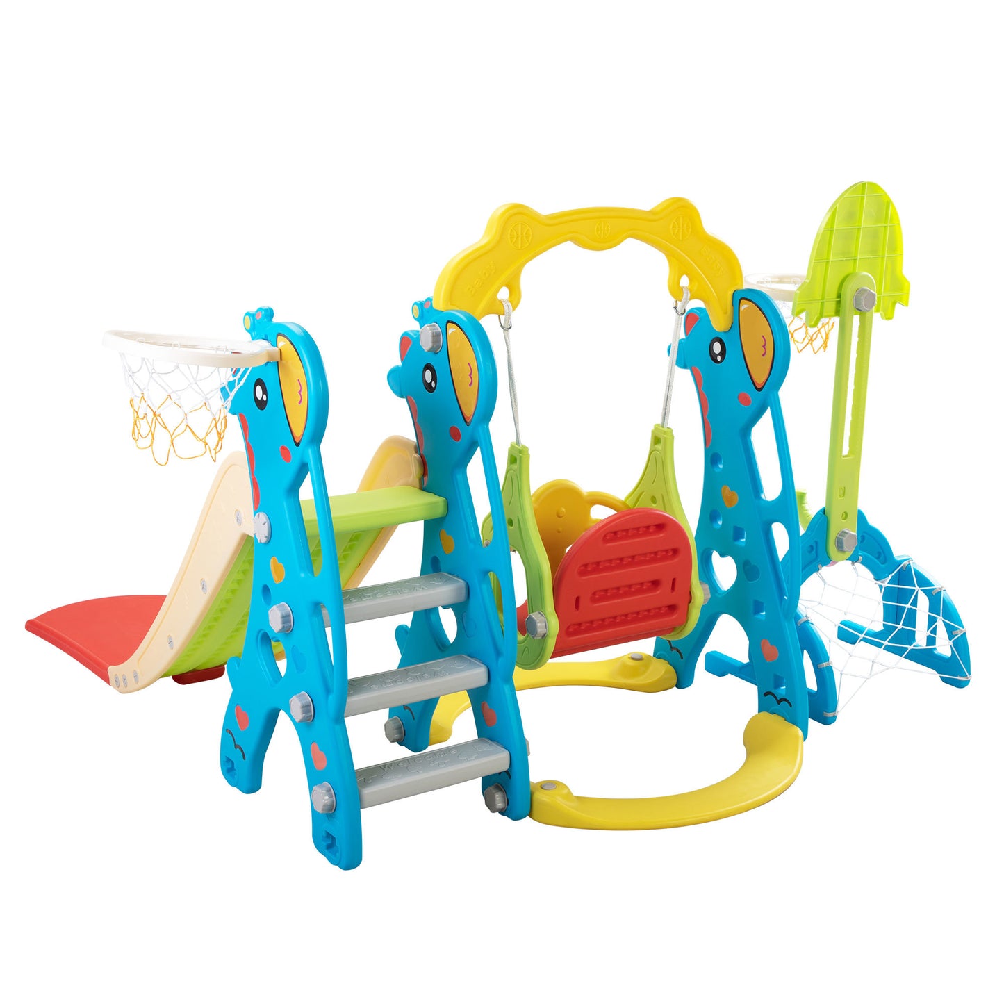 5 in 1 Slide and Swing Playing Set