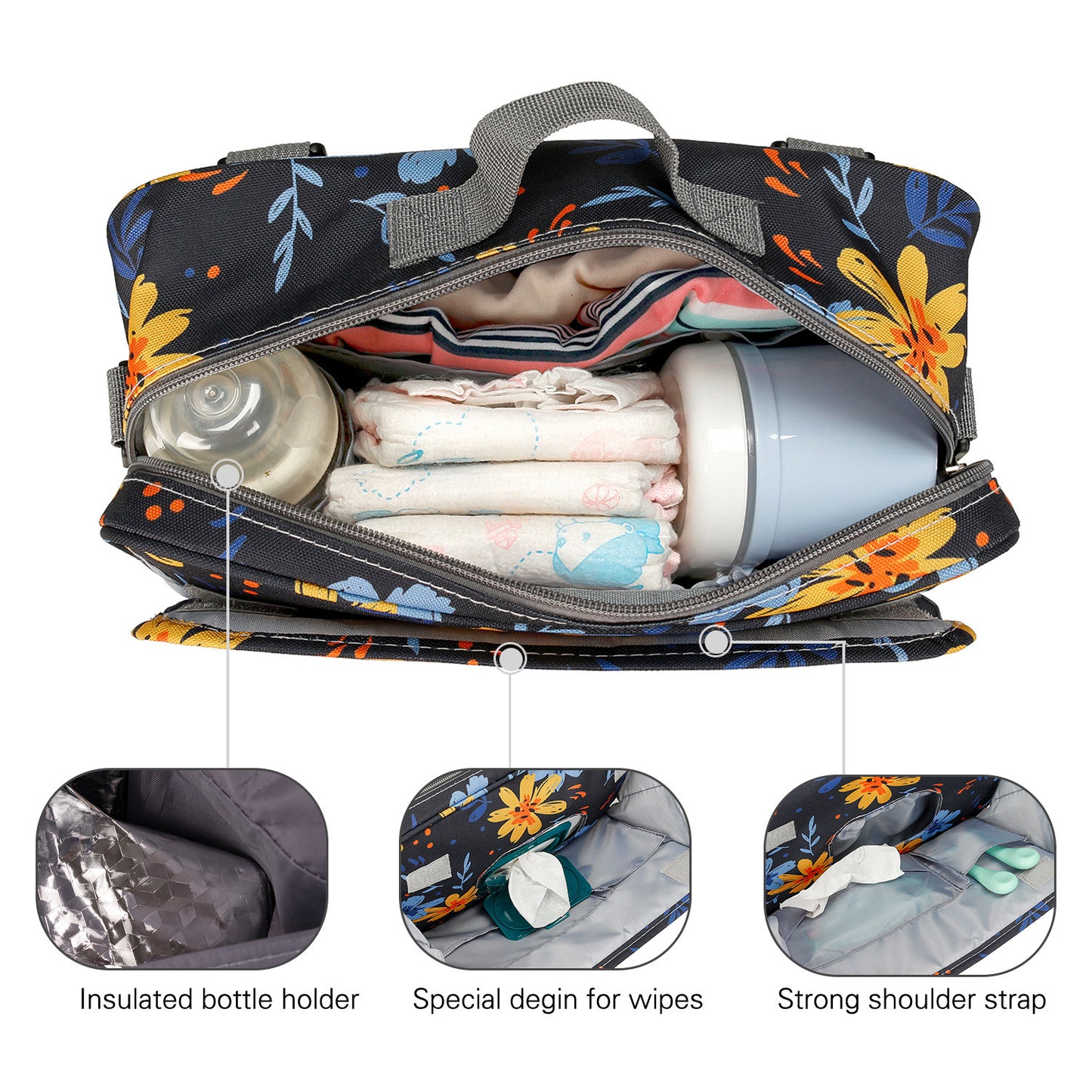 hanging Waterproof baby stroller storage bag