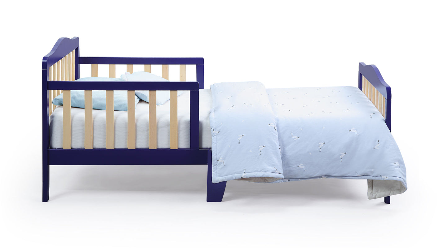 Twain Toddler Bed (Blue/Natural)