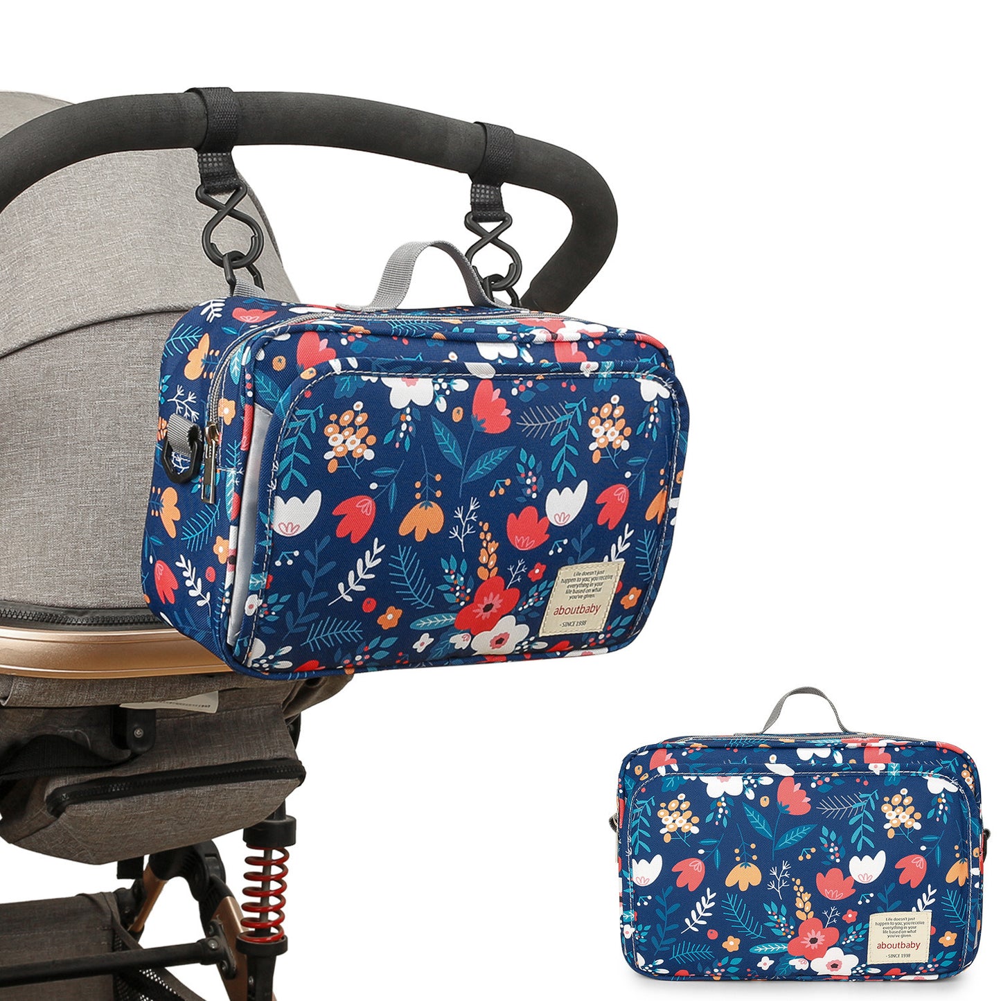 hanging Waterproof baby stroller storage bag