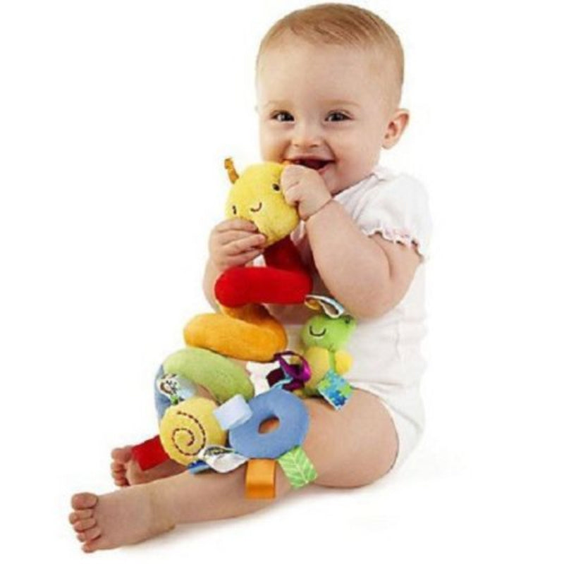 Plush Spiral Activity Hanging Bassinet Toy