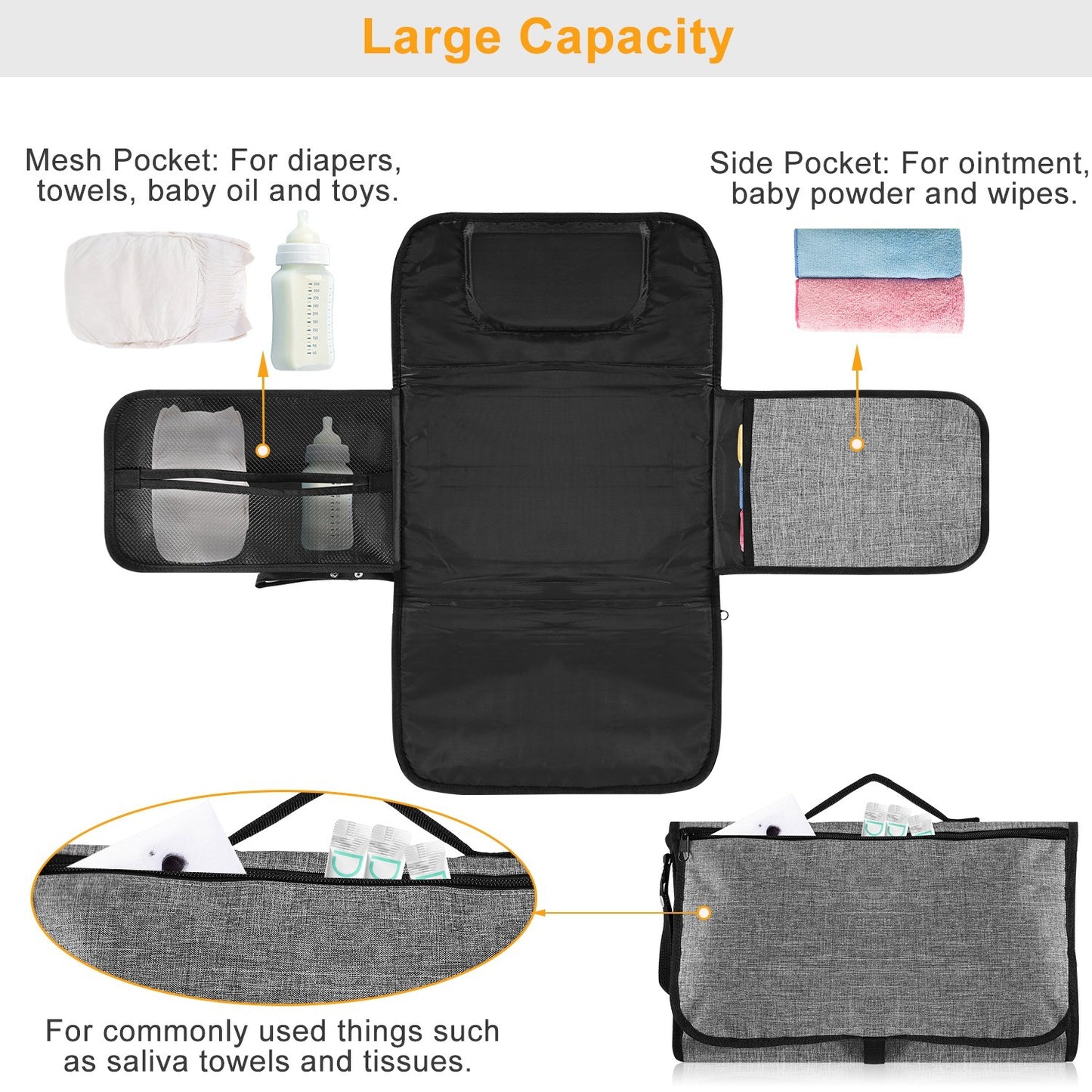 Waterproof Portable Foldable Changing Pad