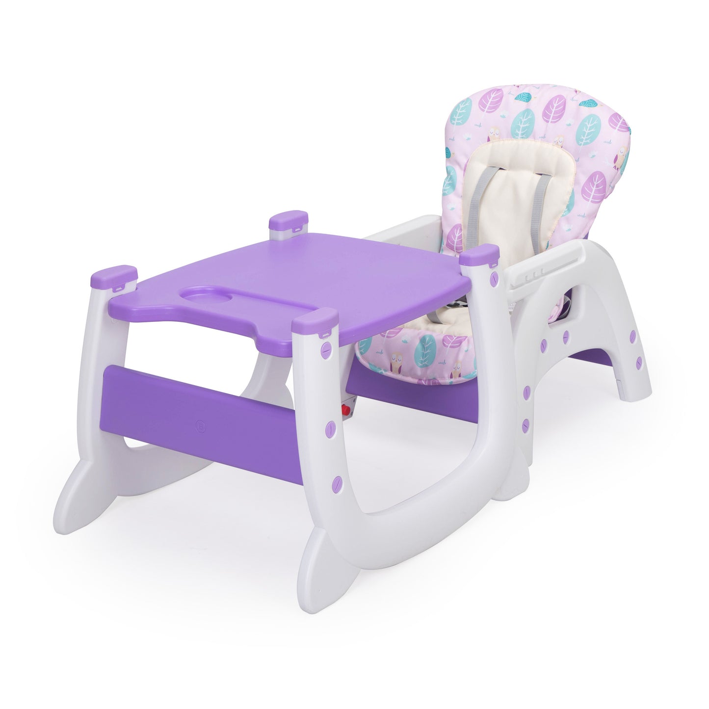 Multipurpose Adjustable Highchair, w/ Feeding Tray and 5-Point Safety Buckle XH