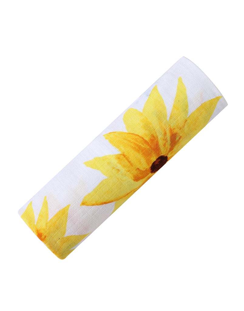 ORGANIC SWADDLE - SUNFLOWER