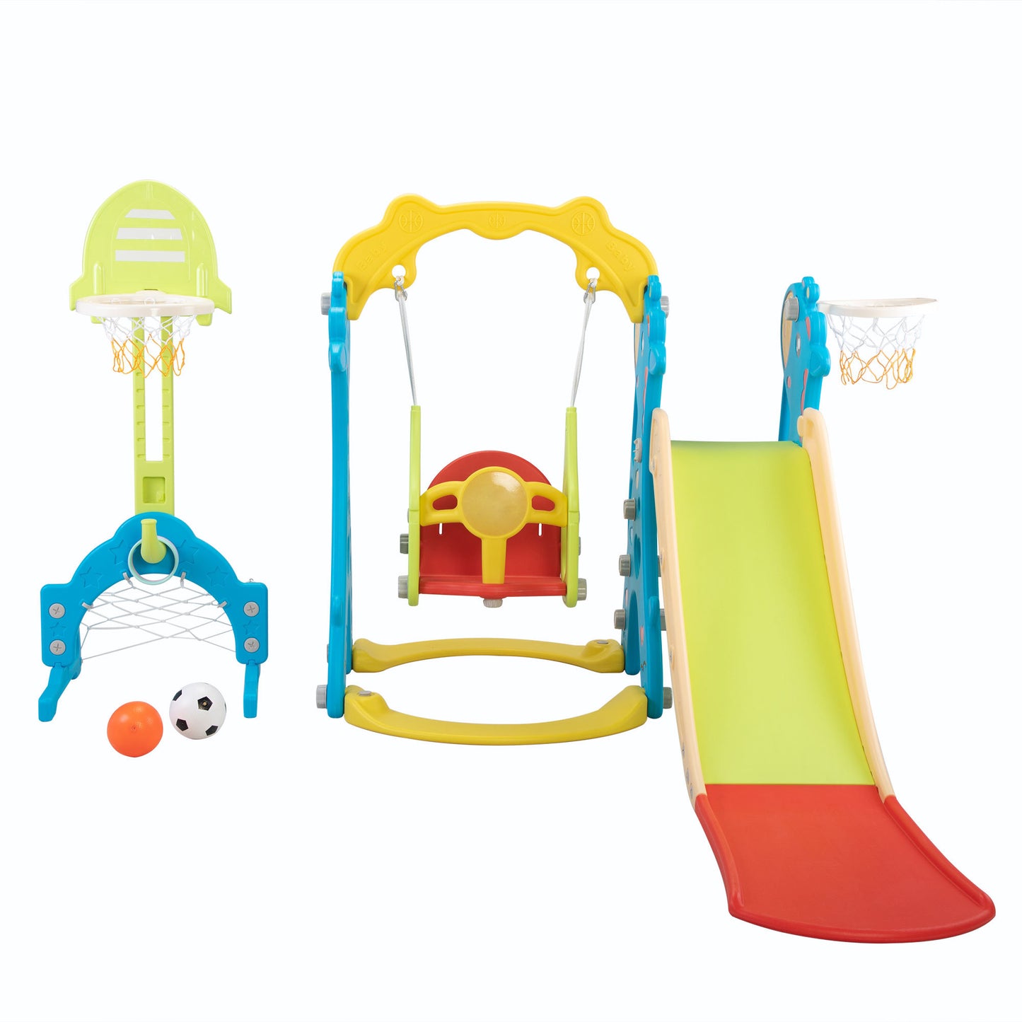 5 in 1 Slide and Swing Playing Set