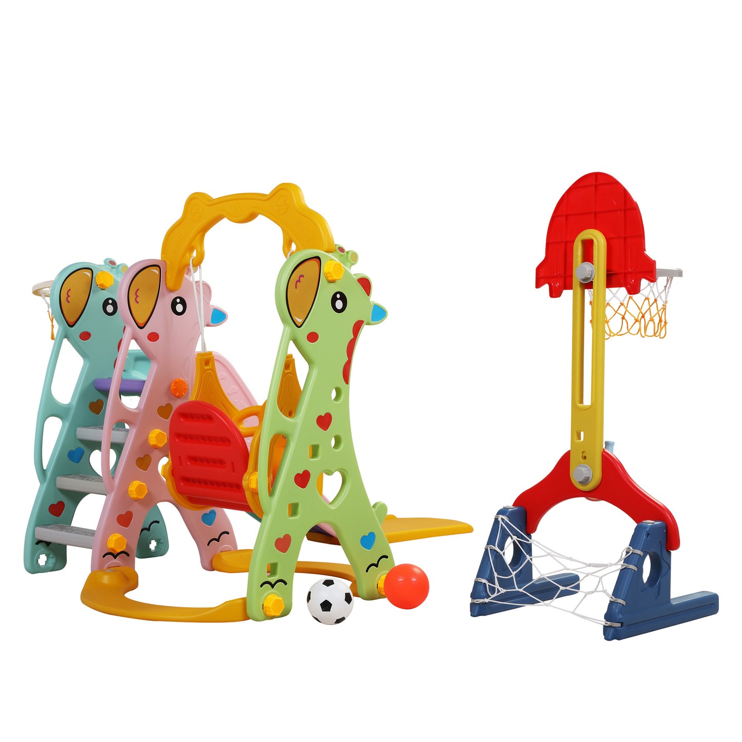 5 in 1 Slide and Swing Playing Set