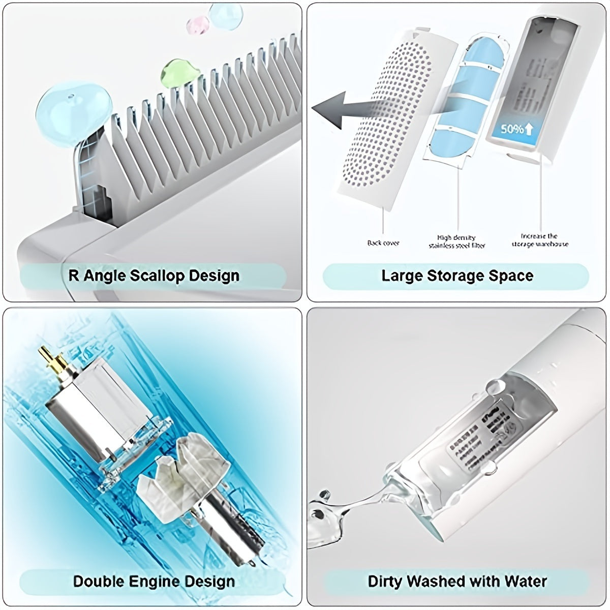 Enssu Waterproof & USB Rechargeable Extra Protection Electric Hair Clippers