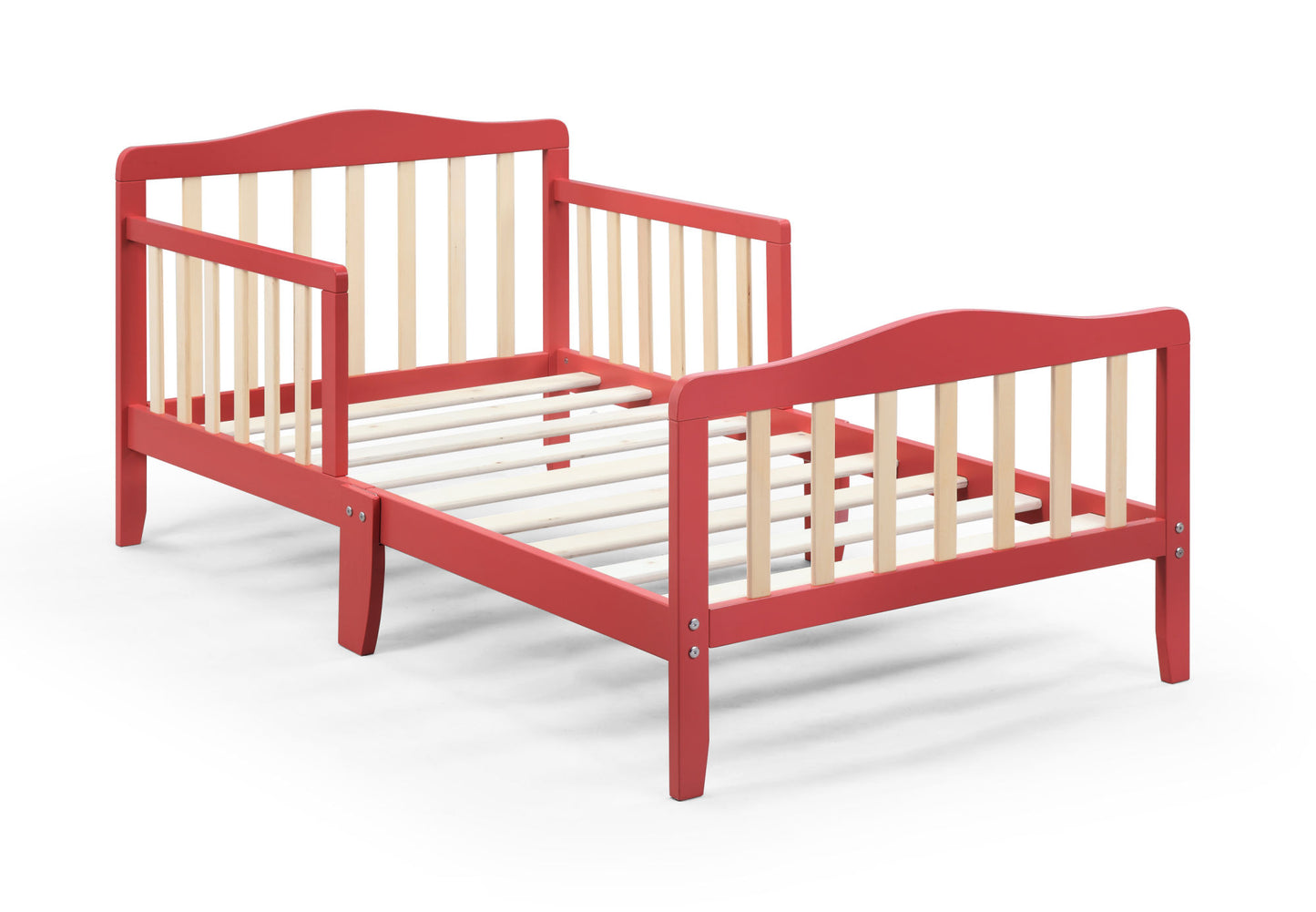 Twain Toddler Bed (Coral/Natural)