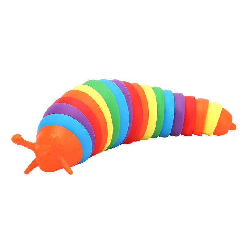 Articulated Sensory Fidget Slug Toy